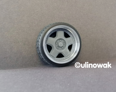 99538-16S Alufelge 1:18 Schmidt Modern Line 3-tlg. Design schmal 16 Zoll